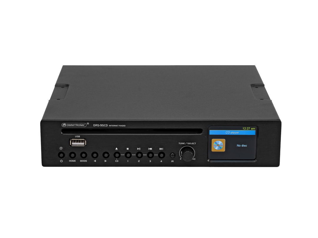 OMNITRONIC DRS-95CD Radio Internet avec DAB+, Bluetooth et lecteur CD