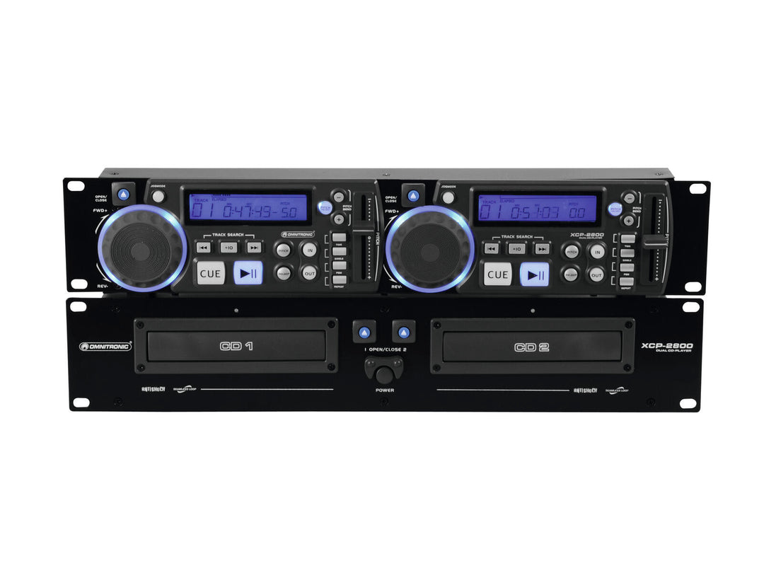 OMNITRONIC Lecteur CD double XCP-2800