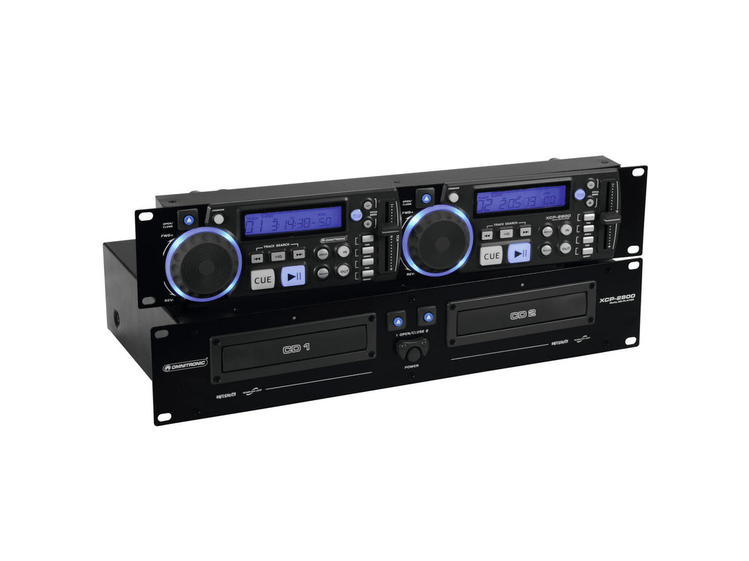 OMNITRONIC Lecteur CD double XCP-2800