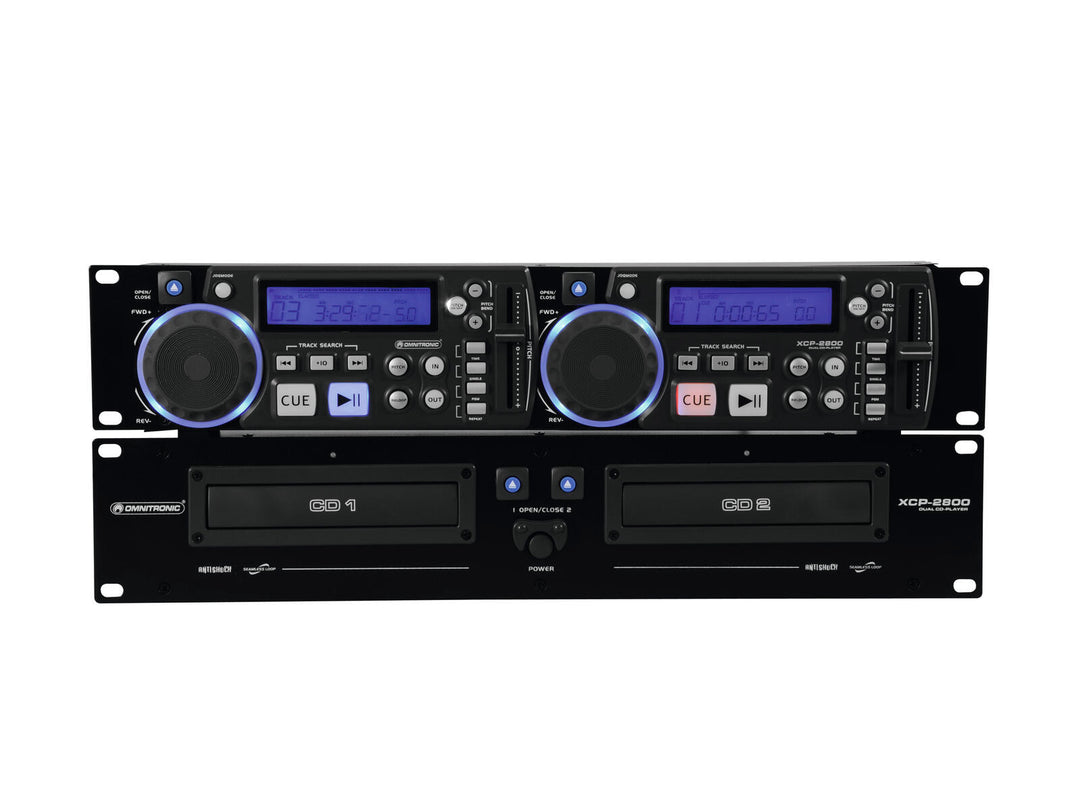 OMNITRONIC Lecteur CD double XCP-2800