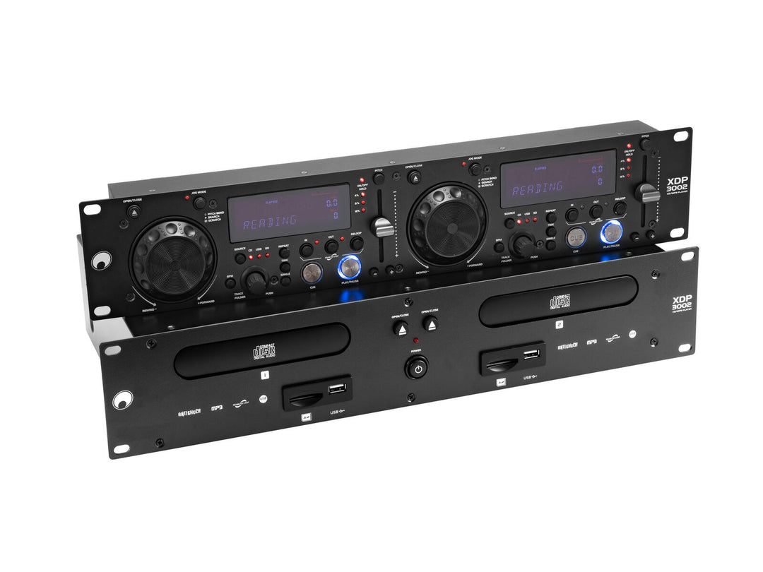 OMNITRONIC Lecteur CD/MP3 double XDP-3002