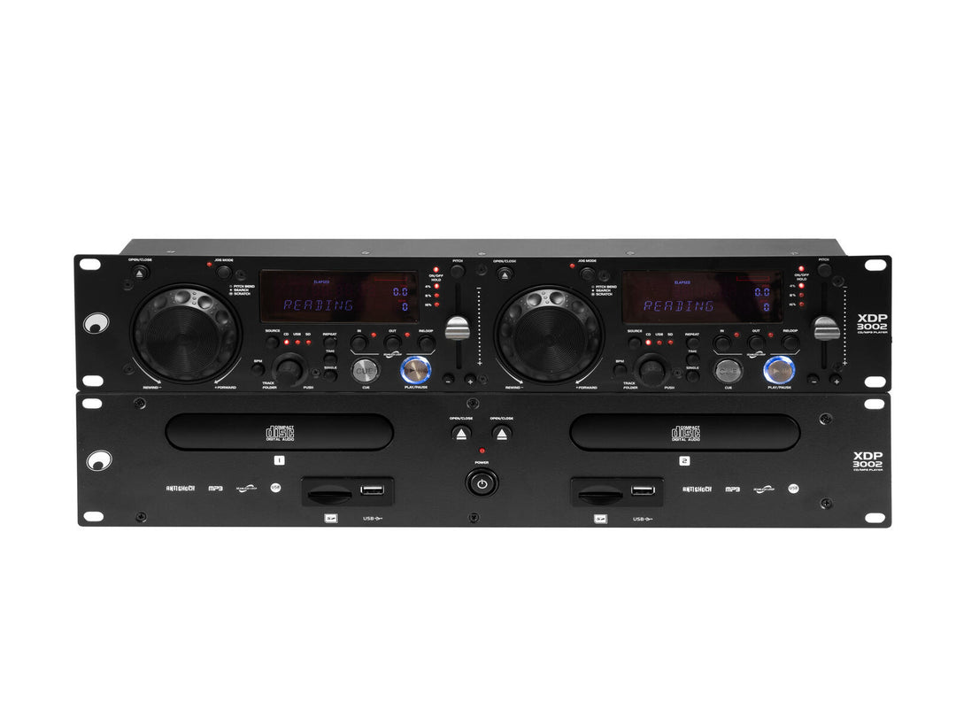 OMNITRONIC Lecteur CD/MP3 double XDP-3002