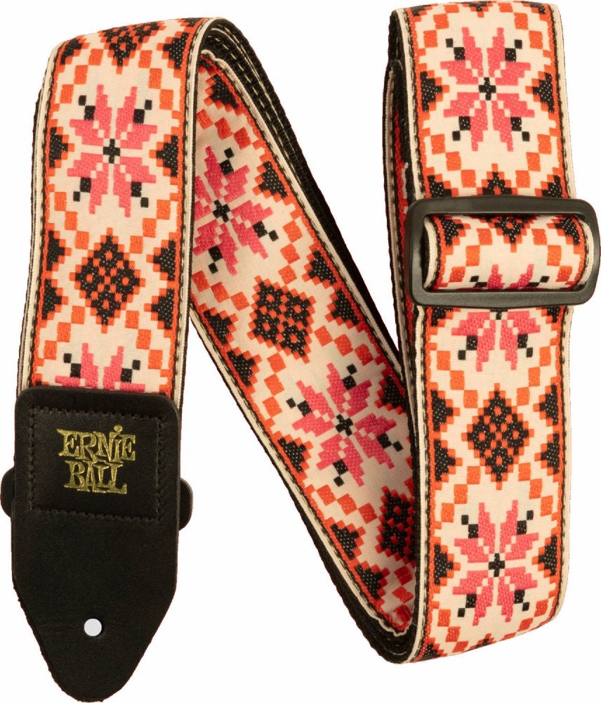 Ernie Ball 5337 Cinnamon Needlepoint, sangle jacquard