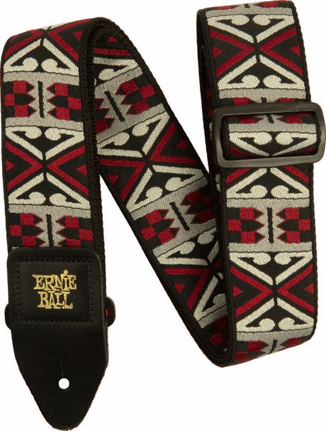 Ernie Ball 5339 Primal Red, sangle jacquard