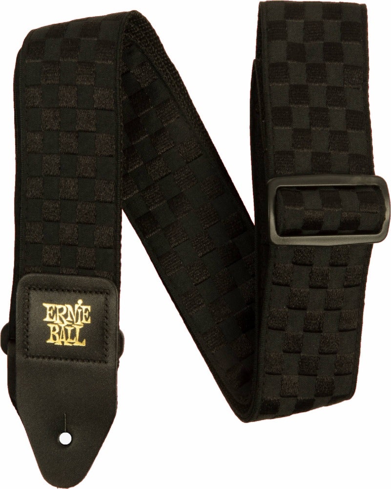 Ernie Ball 5341 Sangle jacquard Black Checkers