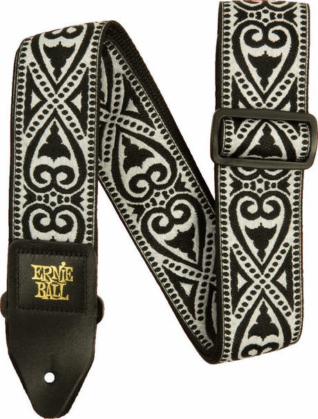 Ernie Ball Sangle jacquard Black Heart - 5345