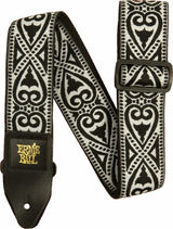Ernie Ball Sangle jacquard Black Heart - 5345