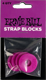 Ernie Ball 5618 Strap Blocks, violet, 4 pcs