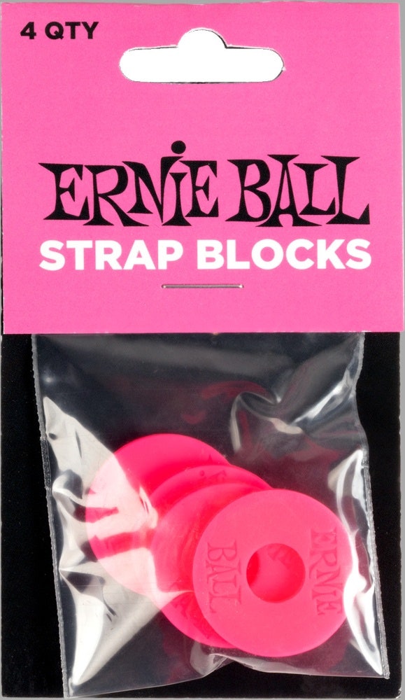 Ernie Ball 5623 Strap Blocks, rose, 4 pcs
