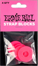 Ernie Ball 5623 Strap Blocks, rose, 4 pcs