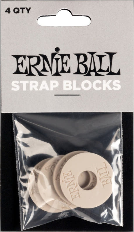 Ernie Ball 5625 Strap Blocks, gris, 4 pcs