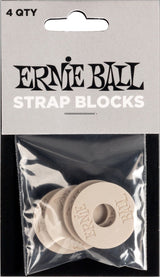 Ernie Ball 5625 Strap Blocks, gris, 4 pcs