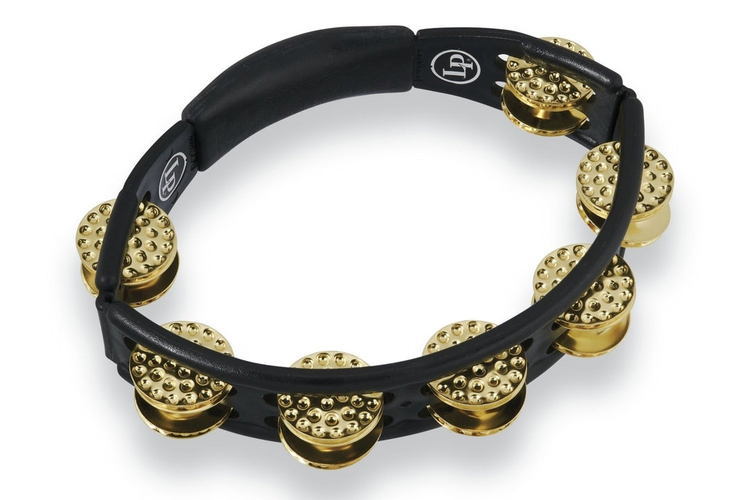 Tambourin Latin Percussion Cyclops Hand model - Dimpled Brass, black (LP174)