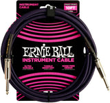 Ernie Ball 6393 Câble instrument Black 3 Meter (15 ft) - Bla