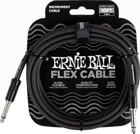 Câble d’instrument Ernie Ball 6434 FLEX 3m - Black