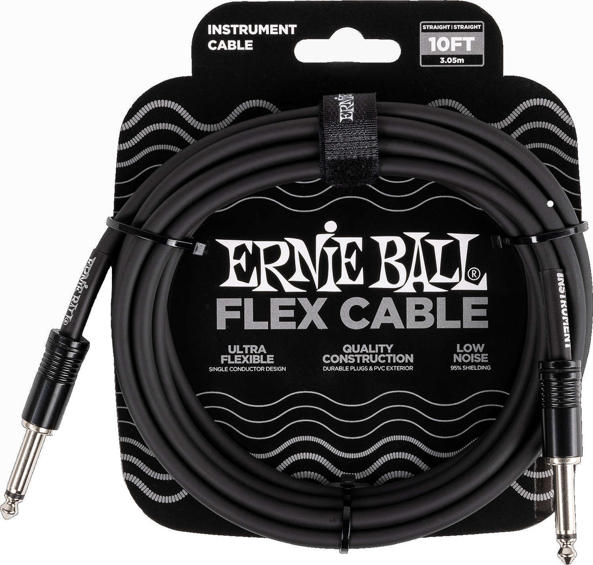 Ernie Ball 6434 FLEX Instrument Cable 3m - Black