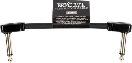 Ernie Ball 6438 Câble patch Flex Black, 7,5cm