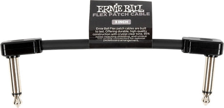 Ernie Ball 6438 Câble patch Flex Black, 7,5cm