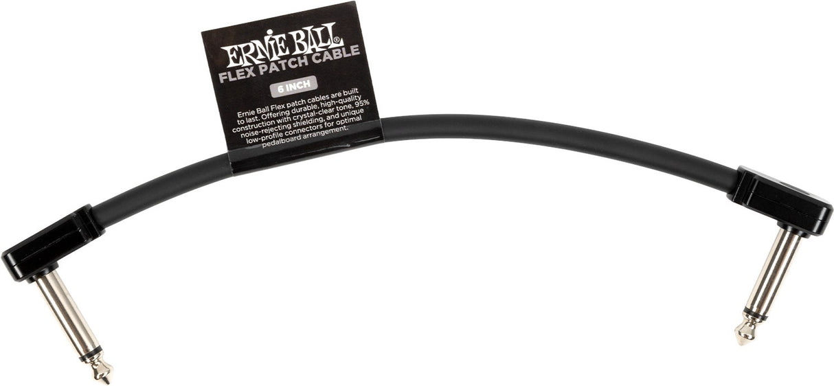 Ernie Ball 6439 Câble patch Flex Black 15cm