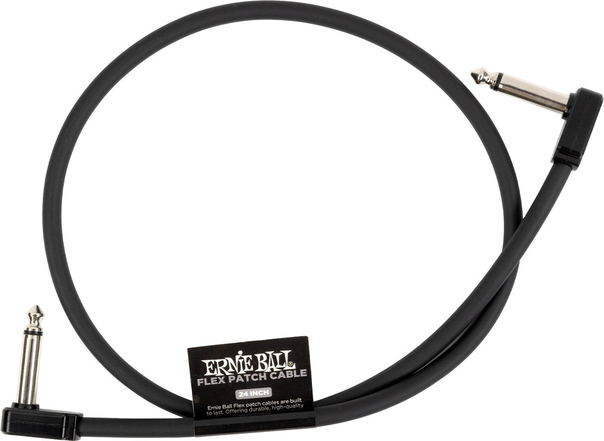 Ernie Ball 6442 Câble patch Flex Black 61cm