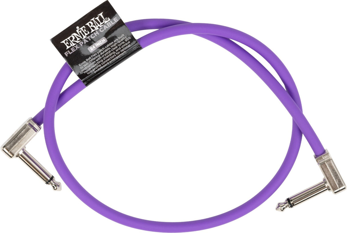 Ernie Ball 6450 Câble patch Flex Violet 61cm