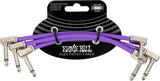 Ernie Ball 6452 Câble patch Flex Violet 15cm lot de 3