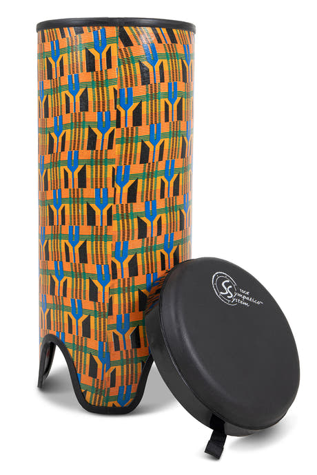 Toca Tubadora Freestyle II - 10" x 24" Kente Cloth (TSSTB-10K-SLT)