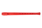 pCorder flûte à bec soprano en do, doigté baroque, rouge