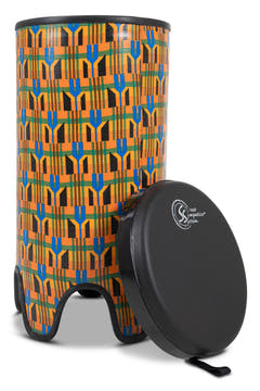 Toca Tubadora Freestyle II - 12" x 24" Tissu Kente (TSSTB-12K-SLT)