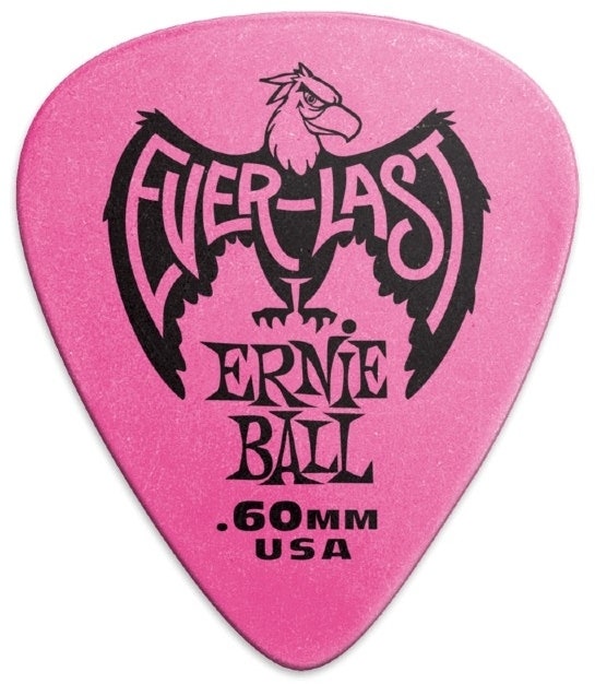 Ernie Ball EB-9179 EVERLAST 60mm -Rose, lot de 12