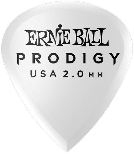 Ernie Ball EB-9203 2,0mm White Mini médiators Prodigy 6-pack