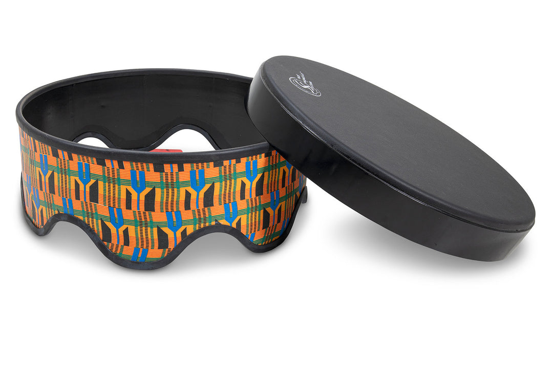 Toca tambour sur cadre Gathering Drum Freestyle II - Kente Cloth (TSSGD-18KS-SLP)