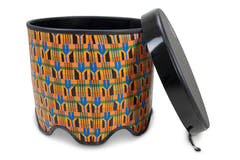Tambour de rassemblement Toca Freestyle II – tissu Kente (TSSGD-18KT-SLP)