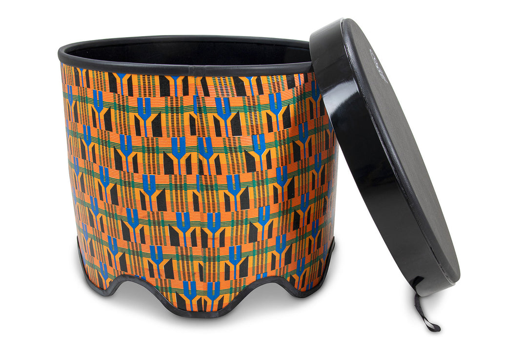Tambour de rassemblement Toca Freestyle II – tissu Kente (TSSGD-18KT-SLP)