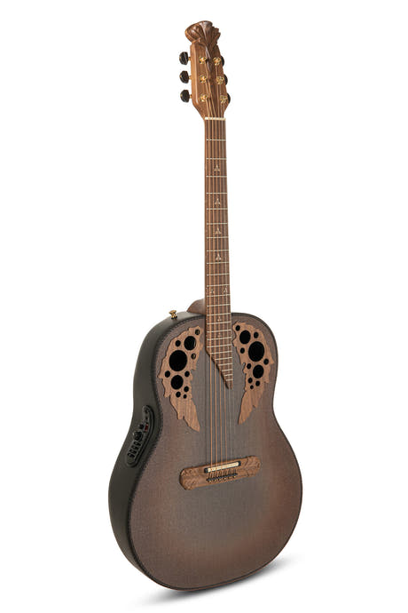Adamas E-Acoustic Guitar 1687GT Deep Non-Cutaway - Reverse Brown Burst (1687GT-9W-G)