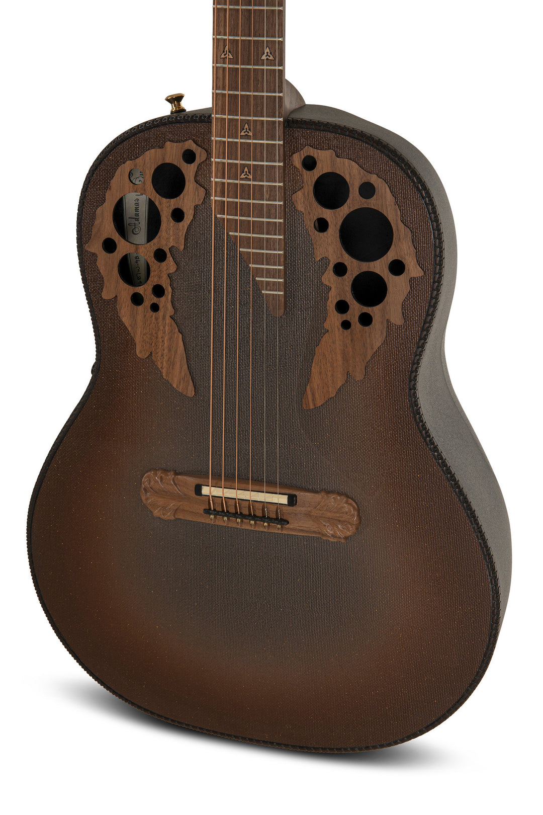 Adamas Guitares électro-acoustique 1687GT Deep Non-Cutaway - Reverse Brown Burst (1687GT-9W-G)
