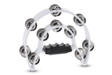 GEWA Jingle wreath Half moon 20 jingles - White