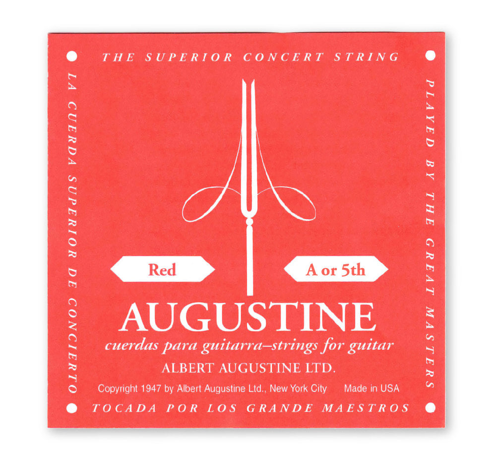 Augustine Classic Red Label corde A5, tension medium, .035"