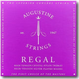 Augustine Strings for classic guitar Regal Crystal Nylon high - Set Regal Blue (high/high)