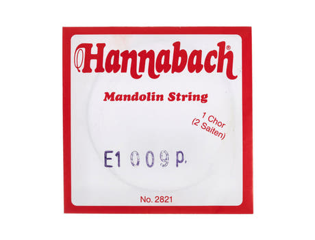 Corde de mandoline Hannabach 2821009 E .009", paire