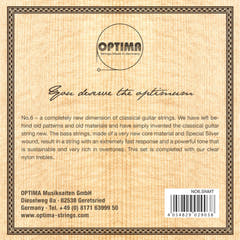 Optima Cordes pour guitare classique No. 6 Special Silver - Jeu Nylon medium (NO6.SNMT)