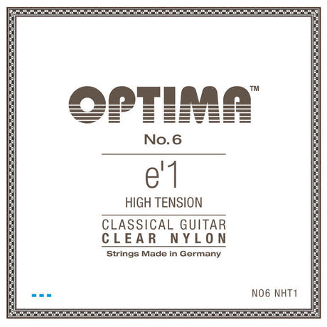 Optima No. 6 E1 corde de guitares classique, nylon, high tension