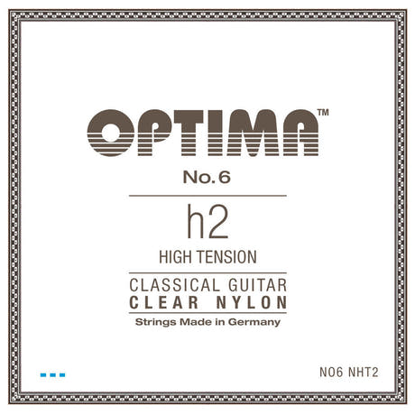 Optima No. 6 H/B2 corde de guitare classique, nylon, high tension