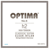 Optima No. 6 H/B2 corde de guitare classique, nylon, high tension