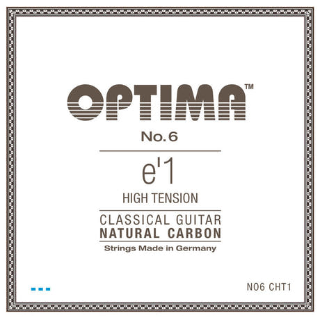 Optima No. 6 E1 corde de guitare classique, carbone, haute tension