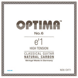Optima No. 6 E1 corde de guitare classique, carbone, haute tension