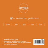 Jeu de cordes Optima 2705 pour banjos à 4 cordes, boucle
