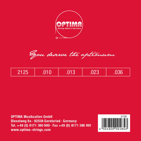 Optima Cordes pour mandoline - Jeu (2125)