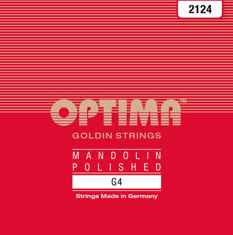 Optima 2124 corde de mandoline G .036w, Goldin Flatwound (paire)