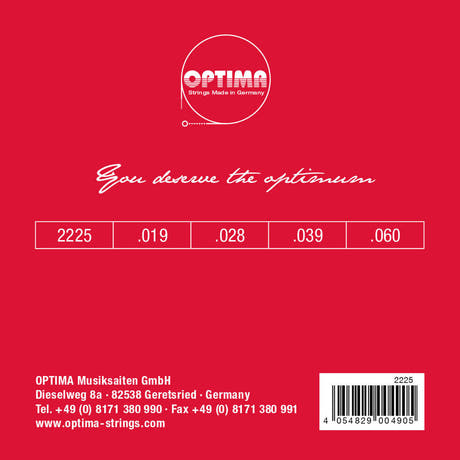 Cordes de mandola Optima - Set (2225)